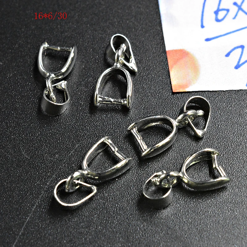 FLTMRH 15pcs 16*6mm Pendant Clasps Pinch Clip Bail Charm Hooks For DIY Choker Necklace Connector Jewelry Findings
FLTMRH 15pcs 16*6mm Pendant Clasps Pinch Clip Bail Charm Hooks For DIY Choker Necklace Connector Jewelry Findings