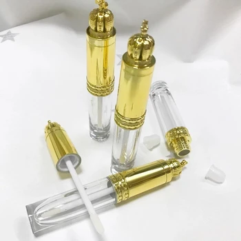 Luxury Gold Crown Empty Lip Gloss Tube Clear Lipgloss Refillable Bottles Containers 8ML Gold Lip Gloss Tubes Packaging 50pcs
Luxury Gold Crown Empty Lip Gloss Tube Clear Lipgloss Refillable Bottles Containers 8ML Gold Lip Gloss Tubes Packaging 50pcs