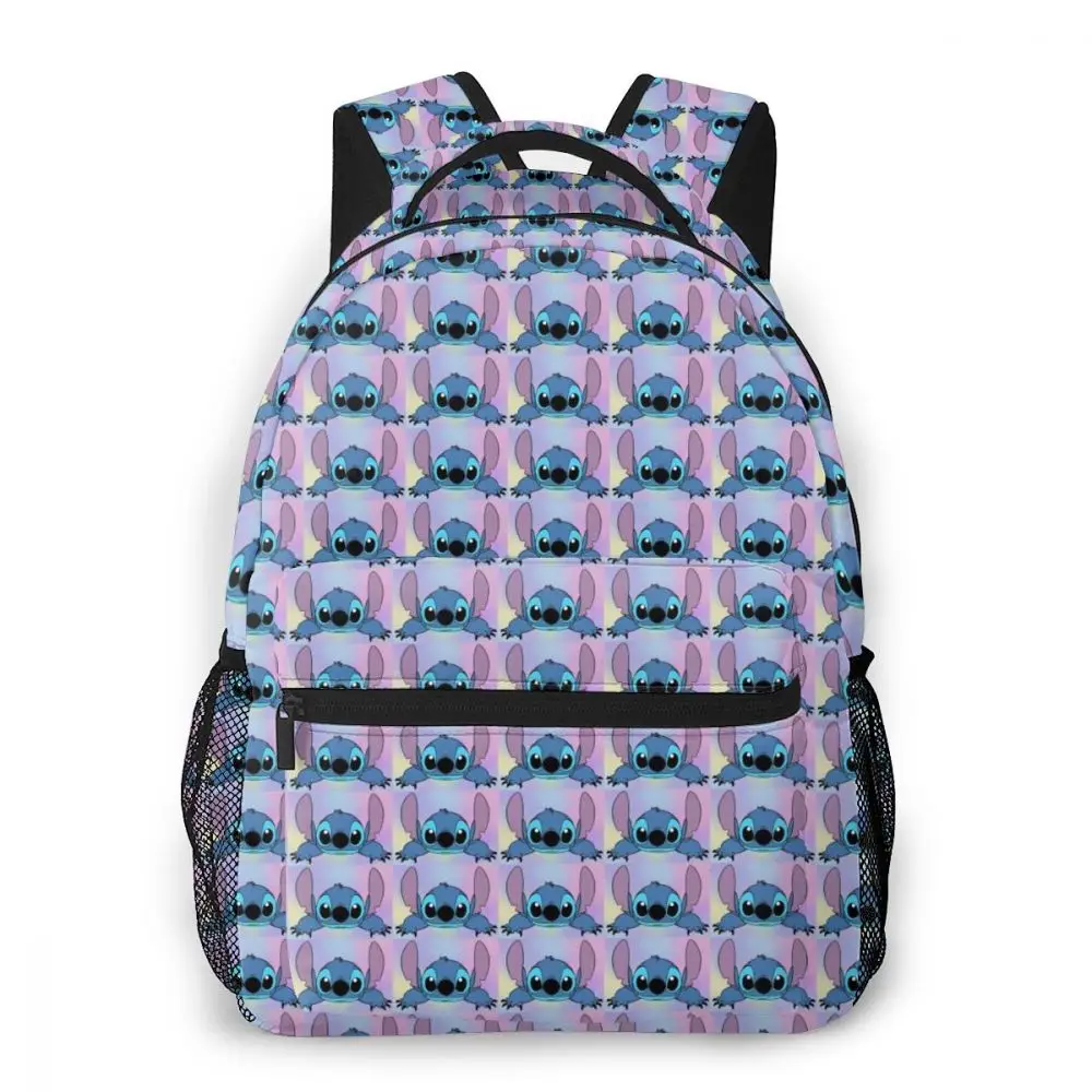 Cartoon Image Print Annie Lilo & Stitch Stitch Has A Glitch lovely alien baby Stitch Casual Backpack 
Cartoon Image Print Annie Lilo & Stitch Stitch Has A Glitch lovely alien baby Stitch Casual Backpack