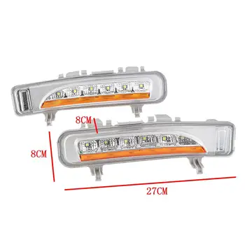 New 2Pcs/Pair LED Daytime Running Light for Ford Edge 2011 2012 2013 2014 Car Daytime Lamp DRL with Turning Yellow Signal Relay
New 2Pcs/Pair LED Daytime Running Light for Ford Edge 2011 2012 2013 2014 Car Daytime Lamp DRL with Turning Yellow Signal Relay
