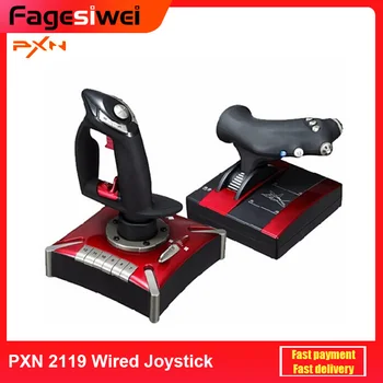 Original PXN 2119 Wired Game Joystick Computer Flight Game Controller Joystick Simulation Gaming Rocker For Computer PC
Original PXN 2119 Wired Game Joystick Computer Flight Game Controller Joystick Simulation Gaming Rocker For Computer PC