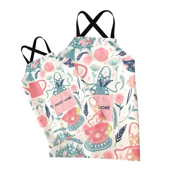 2pcs Parent-child Aprons Waterproof Sleeveless Apron Anti Oil Cotton and Linen Baking Apron for Home (Pink Ceramic Bowl) 
2pcs Parent-child Aprons Waterproof Sleeveless Apron Anti Oil Cotton and Linen Baking Apron for Home (Pink Ceramic Bowl)