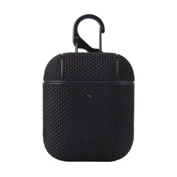 Nylon Cloth Earphone Case For Airpods 1/2 Fabric Tpu Case Weave Anti-lost Shockproof Cover With Metal Hook Buckle 
Nylon Cloth Earphone Case For Airpods 1/2 Fabric Tpu Case Weave Anti-lost Shockproof Cover With Metal Hook Buckle