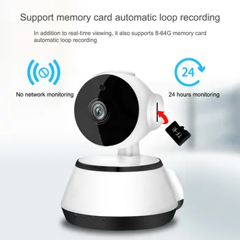 720P Home Security IP Camera Surveillance System Wireless Smart WiFi Camera Office Home Baby Monitor
720P Home Security IP Camera Surveillance System Wireless Smart WiFi Camera Office Home Baby Monitor