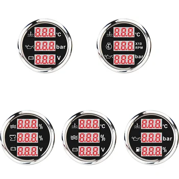 5 models 3 in 1 Multi-Function Digital Gauge New Universal Waterproof With Alarm Multi-Function Meter 52MM
5 models 3 in 1 Multi-Function Digital Gauge New Universal Waterproof With Alarm Multi-Function Meter 52MM