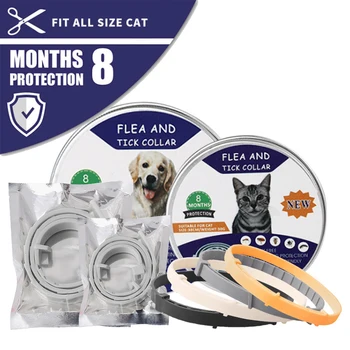 

Dropshipping Bayer Seresto 8 months flea and tick prevention Collar for cats and dog mosquitoes insect repellent pet Collar Cont