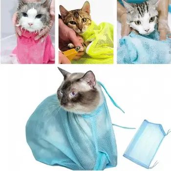 Adjustable Cat Grooming Bath Bag Mesh Cat Washing Bag Biting Restraint For Pet Bathing Nail Trimming Injecting
Adjustable Cat Grooming Bath Bag Mesh Cat Washing Bag Biting Restraint For Pet Bathing Nail Trimming Injecting