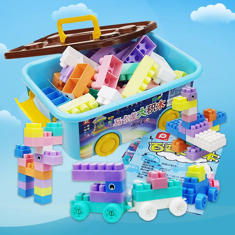1 Set Macaron color Building Blocks 50/60 Pcs Kids DIY Big Bricks Assembly Large Particles Block Educational Toys for Kids Gift
1 Set Macaron color Building Blocks 50/60 Pcs Kids DIY Big Bricks Assembly Large Particles Block Educational Toys for Kids Gift