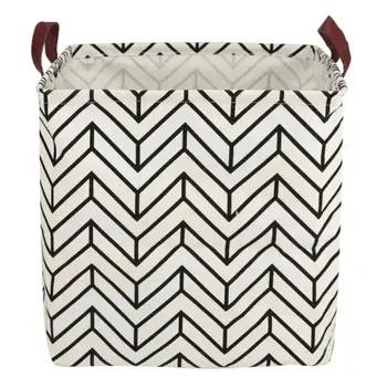 1 pc Nordic Foldable Storage Black And White Wave Point Folding Box Organizer Case Fabric Hamper Dirty Clothes Basket Box
1 pc Nordic Foldable Storage Black And White Wave Point Folding Box Organizer Case Fabric Hamper Dirty Clothes Basket Box