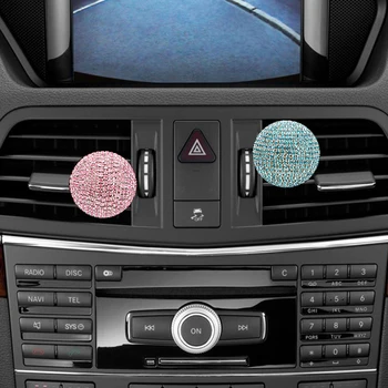 LEEPEE Crystal Car Perfume Air Conditioner Vent Clip Perfume Artificial Diamond Round Ball Car Air Freshener
LEEPEE Crystal Car Perfume Air Conditioner Vent Clip Perfume Artificial Diamond Round Ball Car Air Freshener