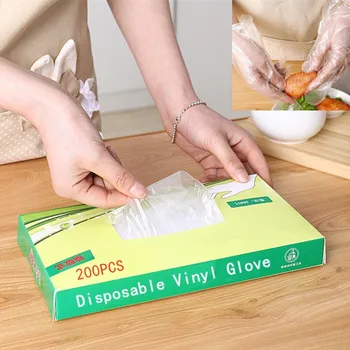 200/400 Pcs Box Disposable Vinyl Glove Multifunction Transparent Thin Waterproof for Housework Clean Kitchen Baking Gloves
200/400 Pcs Box Disposable Vinyl Glove Multifunction Transparent Thin Waterproof for Housework Clean Kitchen Baking Gloves