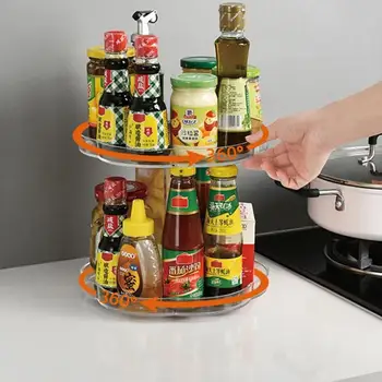 Double Layer Rotation Spice Rack Turntable with Base Storage Bin Rotating Organizer for Kitchen Seasoning
Double Layer Rotation Spice Rack Turntable with Base Storage Bin Rotating Organizer for Kitchen Seasoning
