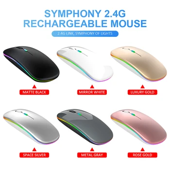 2020 New Wireless Gaming Mouse Rechargeable RGB Luminous Mouse Curosr with 7 Changeable LED Colors for Notebook Computer
2020 New Wireless Gaming Mouse Rechargeable RGB Luminous Mouse Curosr with 7 Changeable LED Colors for Notebook Computer