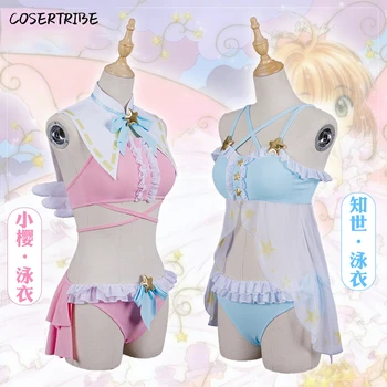 Anime Cardcaptor Sakura SAKURA/Tomoyo Lovely Sexy Swimsuit Uniform Cosplay Costume Full Set For Halloween Free Shipping 2019.
Anime Cardcaptor Sakura SAKURA/Tomoyo Lovely Sexy Swimsuit Uniform Cosplay Costume Full Set For Halloween Free Shipping 2019.