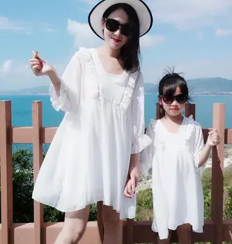 2020 Summer Mommy and Me White Casual Holiday Dress, Princess Kids Fashion Clothing 5 pieces/lot, Wholesale
2020 Summer Mommy and Me White Casual Holiday Dress, Princess Kids Fashion Clothing 5 pieces/lot, Wholesale