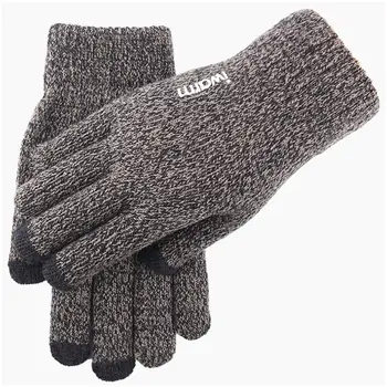 Men Women Winter Knit Ski Gloves Touchscreen Double Layer Thermal Lining Texting Elastic Cuff Non-Slip Silicone Balm Mittens
Men Women Winter Knit Ski Gloves Touchscreen Double Layer Thermal Lining Texting Elastic Cuff Non-Slip Silicone Balm Mittens