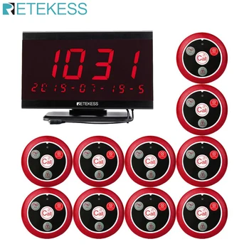 Retekess TD105 999CH Host Receiver+10pcs T117 Call Button Restaurant Calling System Restaurant Pager Call Customer Service
Retekess TD105 999CH Host Receiver+10pcs T117 Call Button Restaurant Calling System Restaurant Pager Call Customer Service