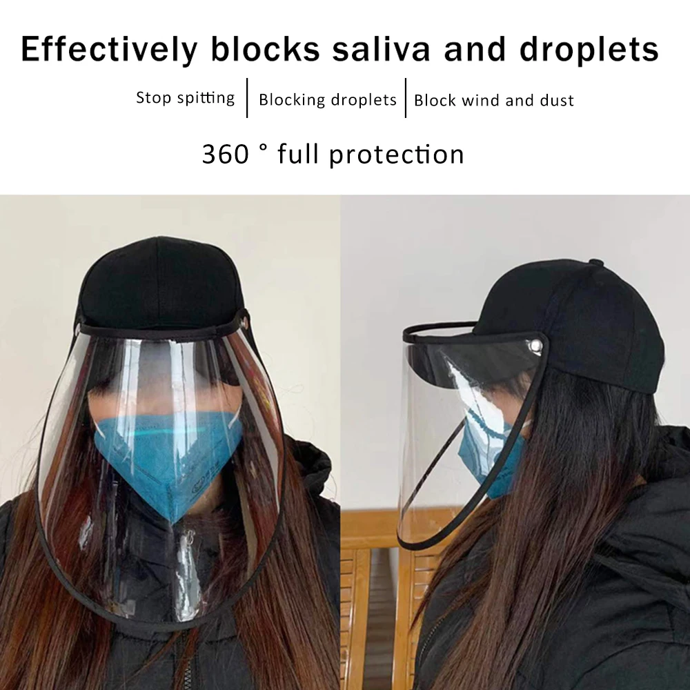 Adjustable Protective Cap Coronary Protective Hat Eye Protection Windproof Hat Men And Women Isolation Face Cover Cap
Adjustable Protective Cap Coronary Protective Hat Eye Protection Windproof Hat Men And Women Isolation Face Cover Cap