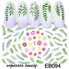 1 Sheet Flower Leaves 3D Nail Stickers Transfer Sticker Decals Tropical Plants Image Nail Art Decorations In Summer And Autumn
1 Sheet Flower Leaves 3D Nail Stickers Transfer Sticker Decals Tropical Plants Image Nail Art Decorations In Summer And Autumn
