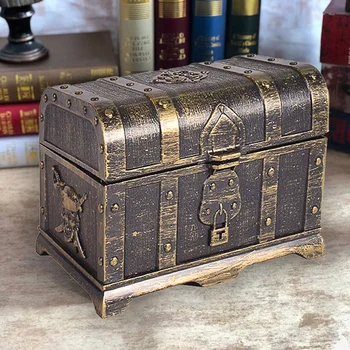 Pirate Treasure Chest Decorative Treasure Chest Keepsake Jewelry Box Plastic Toy Treasure Boxes Party Decor Large Size
Pirate Treasure Chest Decorative Treasure Chest Keepsake Jewelry Box Plastic Toy Treasure Boxes Party Decor Large Size