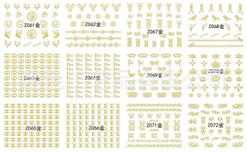 2pcs Gold Silver 3D Nail Slider Decals Nail Art Sticker Glitter Metal Hollow Brand Logo Crown Adhesive Manicure Decor Z61-72
2pcs Gold Silver 3D Nail Slider Decals Nail Art Sticker Glitter Metal Hollow Brand Logo Crown Adhesive Manicure Decor Z61-72