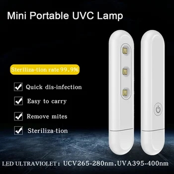 Mini UVC Lamp for Home Hotel Travel Use Portable UVC LED Sterilizer Disinfector USB Powered Ultraviolet Light Electric Sanitizer
Mini UVC Lamp for Home Hotel Travel Use Portable UVC LED Sterilizer Disinfector USB Powered Ultraviolet Light Electric Sanitizer