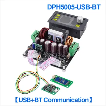 DPH5005-USB-BT Buck-boost Converter Constant Voltage Current Programmable Digital Control Power Supply Color LCD Voltmeter
DPH5005-USB-BT Buck-boost Converter Constant Voltage Current Programmable Digital Control Power Supply Color LCD Voltmeter
