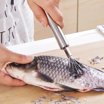 Stainless Steel Fish Scales Scraping Graters Coconut Shaver Kitchen Tool Fast Remove Fish Cleaning Peeler Scraper Cleaner Peeler
Stainless Steel Fish Scales Scraping Graters Coconut Shaver Kitchen Tool Fast Remove Fish Cleaning Peeler Scraper Cleaner Peeler