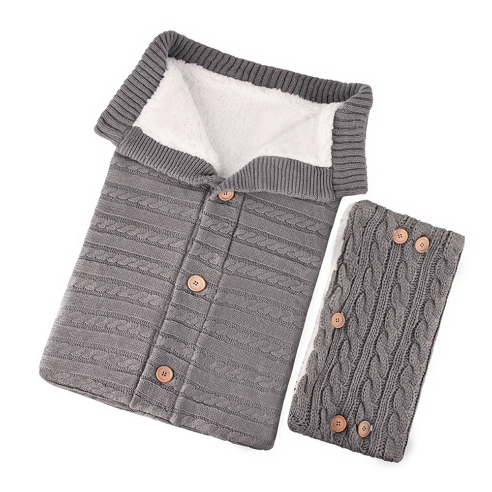 Newborn Baby Stroller Wrap Sleeping Bags Winter Warm Blanket Knitting Swaddle Wrap Toddler Sleeping Bag +Pram Handrail 2Pcs Set
Newborn Baby Stroller Wrap Sleeping Bags Winter Warm Blanket Knitting Swaddle Wrap Toddler Sleeping Bag +Pram Handrail 2Pcs Set