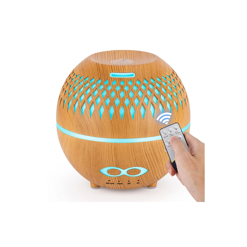 400ml Remote Control Aroma Air Humidifier Wood Grain LED Lights Essential Oil Diffuser Aromatherapy Electric Mist Maker
400ml Remote Control Aroma Air Humidifier Wood Grain LED Lights Essential Oil Diffuser Aromatherapy Electric Mist Maker