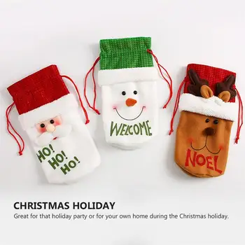 6Pcs Christmas Themed Cloth Wine Bottle Case Wine Bottle Cover (Mixed Style)
6Pcs Christmas Themed Cloth Wine Bottle Case Wine Bottle Cover (Mixed Style)
