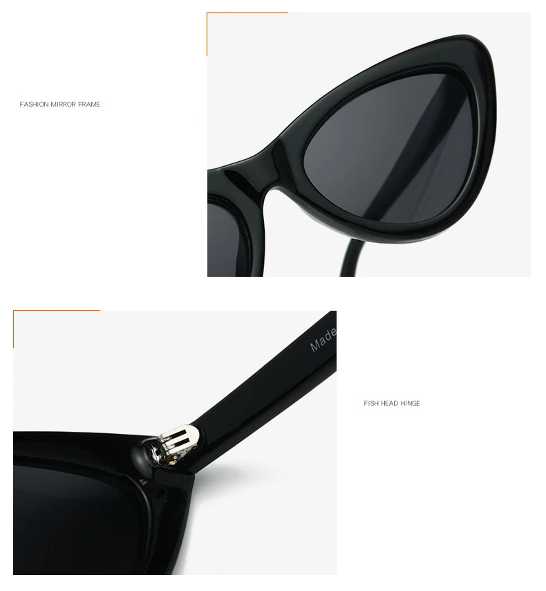 Kobietce Retro Okulary trójkątne przeciwsłoneczne Cat Eye Hip-hop krótkowzroczność 18 H1a3089249d5c4781bc23973b4d939953o