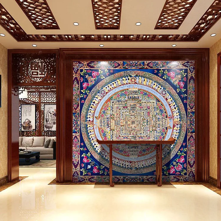 Drop Ship 3D Photo Wallpaper Large Mural 3D Pattern Thangka Dining Room Hotel Lobby Decoration Ceiling Classic Wallpaper
Drop Ship 3D Photo Wallpaper Large Mural 3D Pattern Thangka Dining Room Hotel Lobby Decoration Ceiling Classic Wallpaper