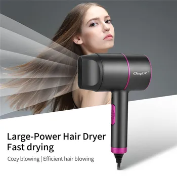 CkeyiN Mini Portable Hair Dryer Negative Ion Lightweight Blow Dryer 220V 2000W Powerful Salon Hot Wind Hairdryer Low Noise
CkeyiN Mini Portable Hair Dryer Negative Ion Lightweight Blow Dryer 220V 2000W Powerful Salon Hot Wind Hairdryer Low Noise