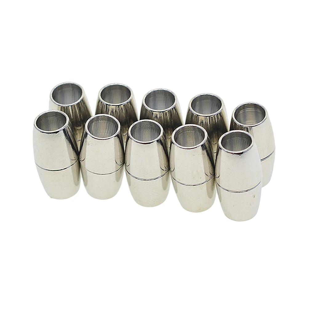10 Sets Kumihimo Bracelet Necklace Barrel Magnetic Clasps Jewelry Making Findings Accessories Connectors for DIY Craft Supplies | Украшения