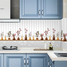 Modern Kitchen Wallpaper Cartoon Style Vinyl Platen Waterproof Furniture Self Mucous Membrane DIY Decorative Wall Sticker 
Modern Kitchen Wallpaper Cartoon Style Vinyl Platen Waterproof Furniture Self Mucous Membrane DIY Decorative Wall Sticker