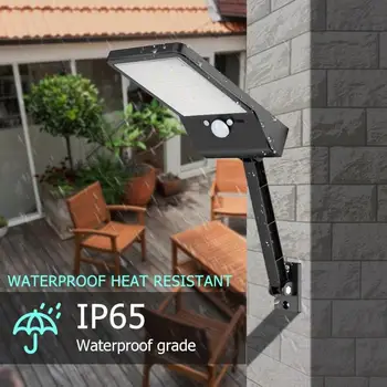 56LED Solar Wall Light Motion Sensor Outdoor Garden Lamp with Remote Control Household Landscape Courtyard Induction Street Lamp
56LED Solar Wall Light Motion Sensor Outdoor Garden Lamp with Remote Control Household Landscape Courtyard Induction Street Lamp