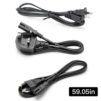 1.5M Electric Cord EU Power Cable 2 Pin Cable 250V 2.5A US Power Cord UK Supply Cable Lead Wire Power For Electrique Wire Powe
1.5M Electric Cord EU Power Cable 2 Pin Cable 250V 2.5A US Power Cord UK Supply Cable Lead Wire Power For Electrique Wire Powe