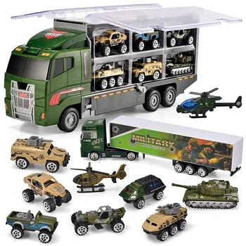 12Pcs/Set Mini Diecast Alloy Car 2In1 Model Engineering Toy Vehicles Carrier Truck with Ejection & Carry Function Xmas Gift
12Pcs/Set Mini Diecast Alloy Car 2In1 Model Engineering Toy Vehicles Carrier Truck with Ejection & Carry Function Xmas Gift