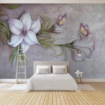 Custom Mural Wallpaper 3D Relief Flower Butterfly Photo Wall Painting Living Room TV Sofa Bedroom Home Decor Wall Sticker Murals 
Custom Mural Wallpaper 3D Relief Flower Butterfly Photo Wall Painting Living Room TV Sofa Bedroom Home Decor Wall Sticker Murals