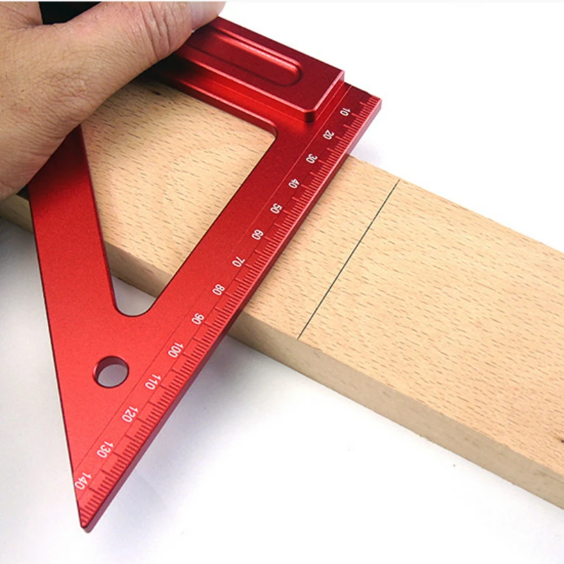 150MM Universal Triangle Ruler Aluminum Alloy Carpenter Marking Measure Tool 45 Degrees Center Scriber Gauge Woodworking Device
150MM Universal Triangle Ruler Aluminum Alloy Carpenter Marking Measure Tool 45 Degrees Center Scriber Gauge Woodworking Device