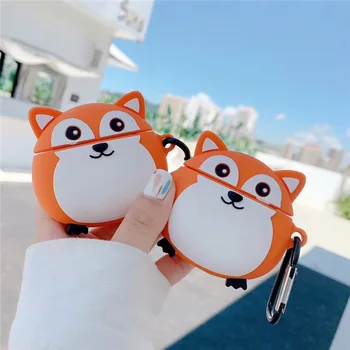 For AirPod 1 2 Case 3D Fox Cute Soft Silicone Earphone Cases For Apple Airpods Case Protect Cover Funda Keychain
For AirPod 1 2 Case 3D Fox Cute Soft Silicone Earphone Cases For Apple Airpods Case Protect Cover Funda Keychain