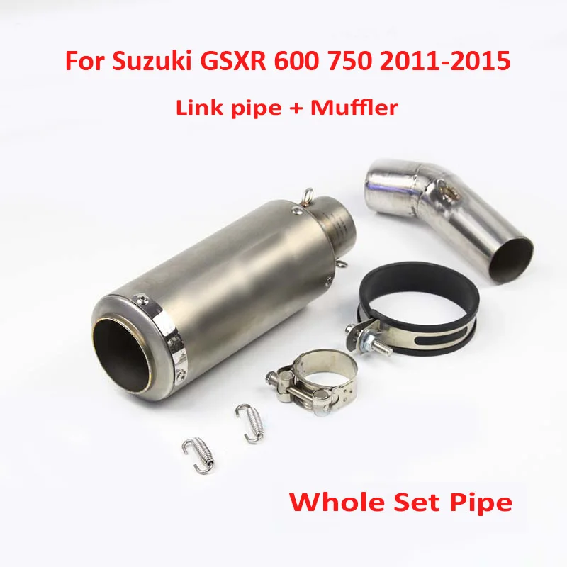 GSXR 600 GSXR 750 Exhaust Muffler System Exhaust Escape Tail Mid Link Tube Pipe Slip on for Suzuki GSXR 600 GSXR 750 2011-2017
GSXR 600 GSXR 750 Exhaust Muffler System Exhaust Escape Tail Mid Link Tube Pipe Slip on for Suzuki GSXR 600 GSXR 750 2011-2017