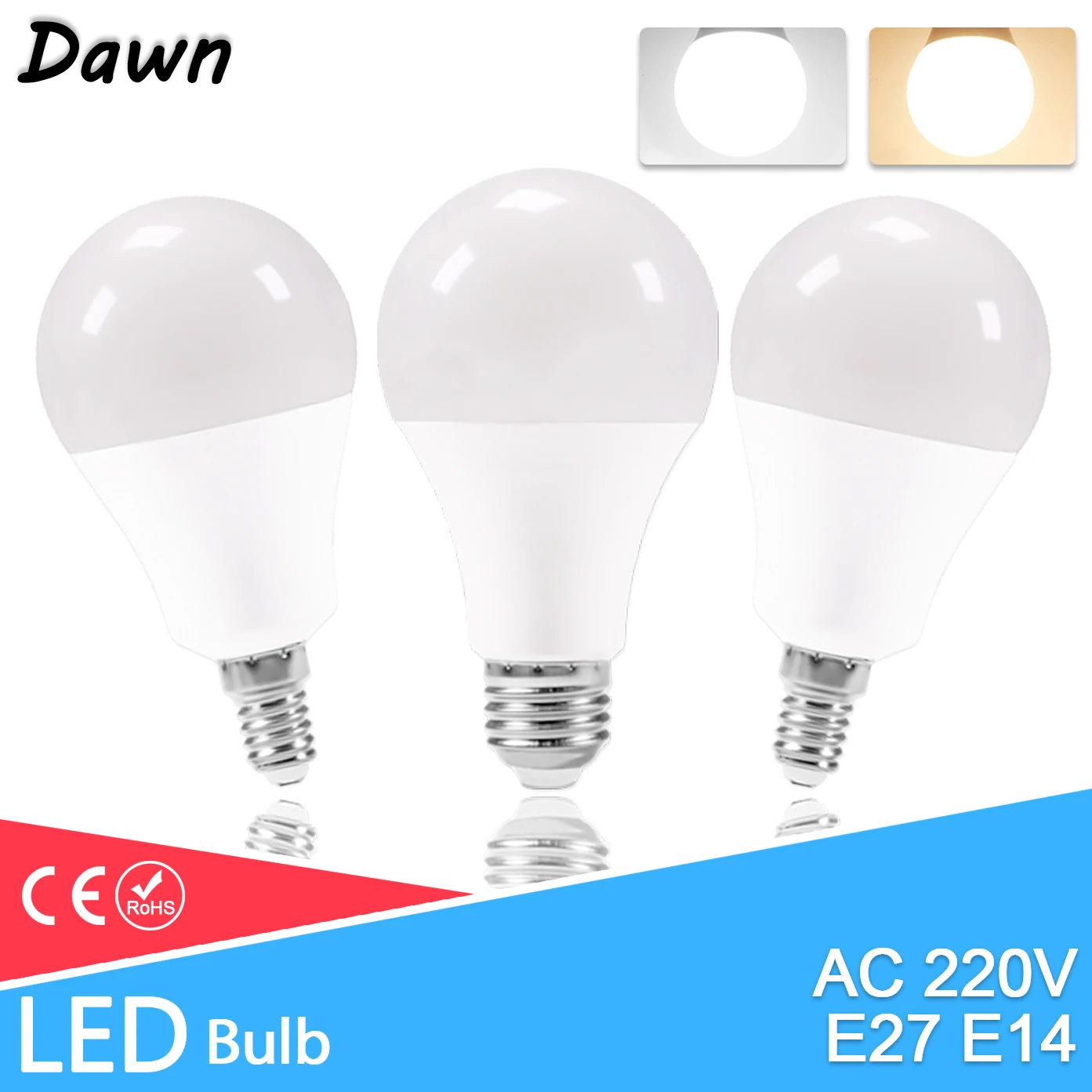

LED E27 E14 Bulb Lamps 220V High Brightness Light Bulb 24W 20W 18W 15W 12W 9W 5W 3W LED E14 Warm White Cold White