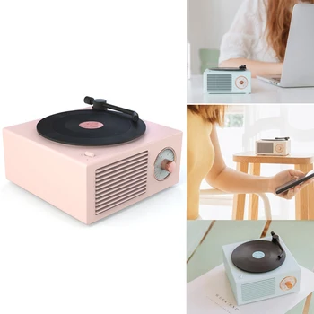 Wireless Nostalgic Music Record Player Shape Outdoor Subwoofer USB Charging Retro Portable Loudspeaker Home Bluetooth Speaker
Wireless Nostalgic Music Record Player Shape Outdoor Subwoofer USB Charging Retro Portable Loudspeaker Home Bluetooth Speaker