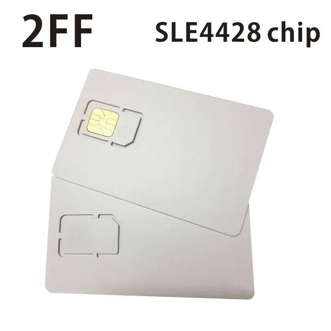 50 шт./лот свяжитесь с ISO 7816 SLE4428 blank Smart PVC Card 2FF SIM card Пробивка способа | Безопасность
