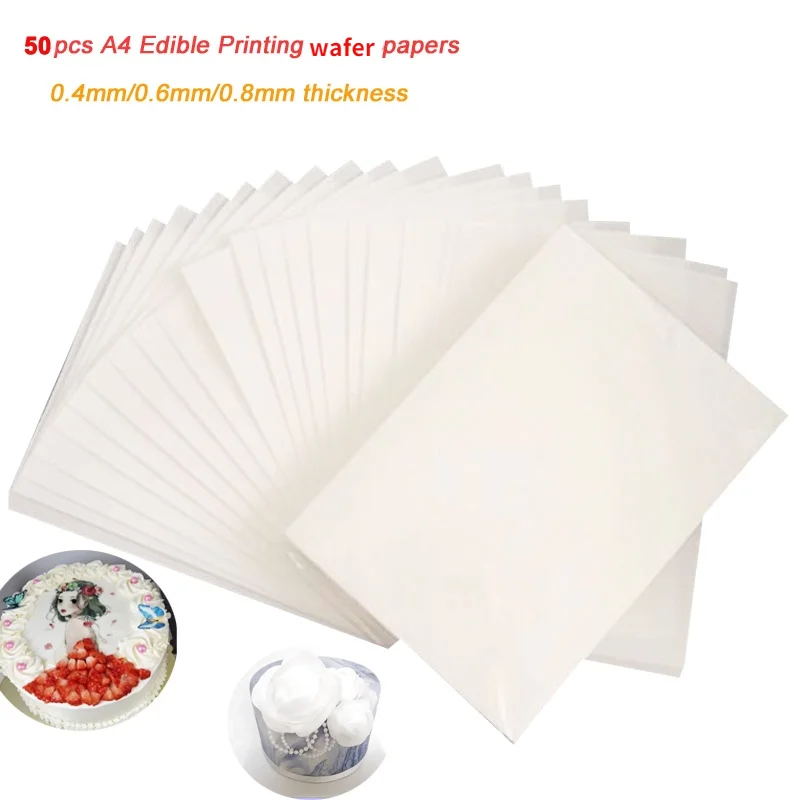 Бумага а4 для выпечки пустые съедобные рисовые бумаги украшения тортов пищевая