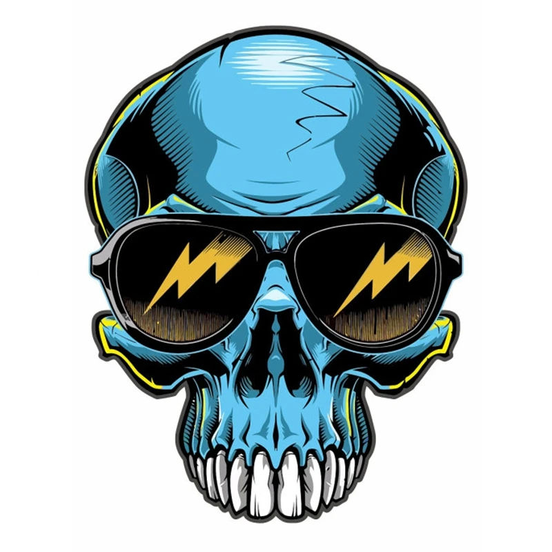 A0570#13cm/17cm Removable Decal Skull with Glasses Car Sticker Waterproof Accessories on Bumper Rear Window Laptop
A0570#13cm/17cm Removable Decal Skull with Glasses Car Sticker Waterproof Accessories on Bumper Rear Window Laptop
