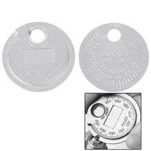 1pc Spark Plug Gap Gauge Measurement Tool Coin- Type 0.6-2.4mm Range Spark Plug Gage Caliber Measuring Tools
1pc Spark Plug Gap Gauge Measurement Tool Coin- Type 0.6-2.4mm Range Spark Plug Gage Caliber Measuring Tools
