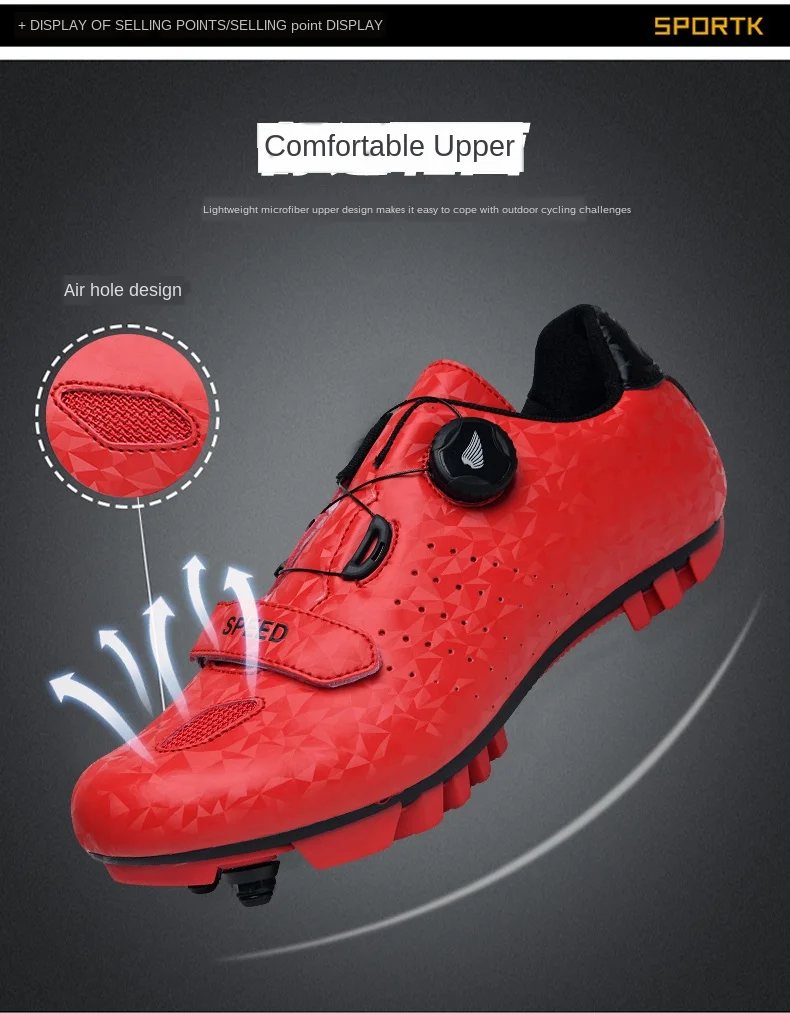 Menandwomen bicycle shoes sports entertainment cycling shoes high quality men's shoes outdoor automatic shoes mountain bikeshoes